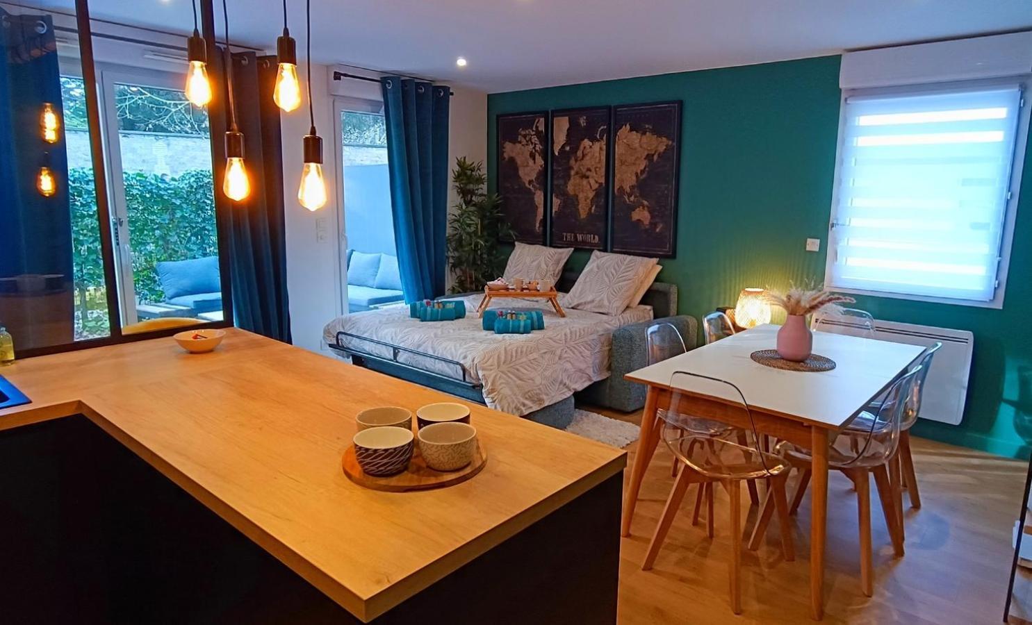 O Belappart - Garage Prive Gratuit Et Terrasse En Centre-Ville Caen Exteriör bild
